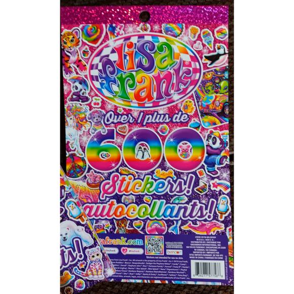 Lisa Frank Sticker Books Over 600 Stickers in each Book 2019 Ages 3+ - Picture 2 of 5